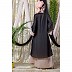 Double layered Party-wear abaya with Handwork